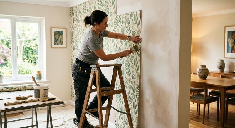 Kitchen Wallpaper Installation in Overland Park, KS
